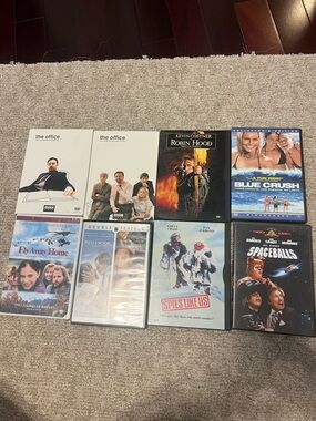 Lot of 8 DVD Movies & TV Box Sets - Neutral & Black Cases